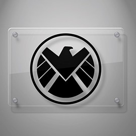 Yoonek Graphics Agents of Shield Decal Sticker for Car Window, Laptop, Motorcycle, Walls, Mirror and More. # 514 (6", Black)