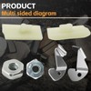 AZXX Chain Catcher Bar Nuts Chainsaw Parts Kit 6 Pcs