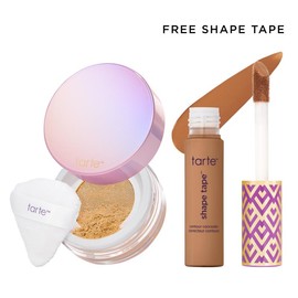 tarte #RushTok Survival Kit - shape tape & creaseless powder:_53N deep + honey
