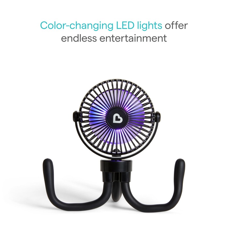 Munchkin Stroller Fan - Portable Fan for Travel, Baby Gear