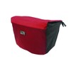 Rakia Front Basket Cover Red and Charcoal