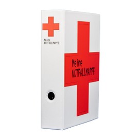 Emergency Folder PVC Folder with 2 Mechanisms, Sturdy Design Made in Germany, Not Imported Goods