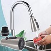 Hsmhose Kitchen Faucet Head Replacement 4 Modes, Pull Down Faucet