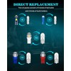 Alopee 43PCS LED Dash Lights and Socket Kits 194 168
