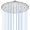 KINLIV 16 inch Ceiling Round Rain Shower Head Brushed Nickel