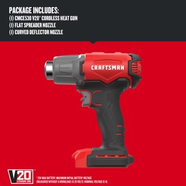 Craftsman 20V MAX Heat Gun, Tool Only (CMCE530B)