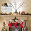 4PCS Christmas Stocking Holders Hangers Hooks for Fireplace Mantel Hooks