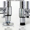 Doushisya Luminous Rack, Steel Rack, Foot Parts, Circular Adjuster, 1