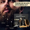 POP MODERN.C Beard Growth Kit Beard Grooming Kit 6pcs Beard