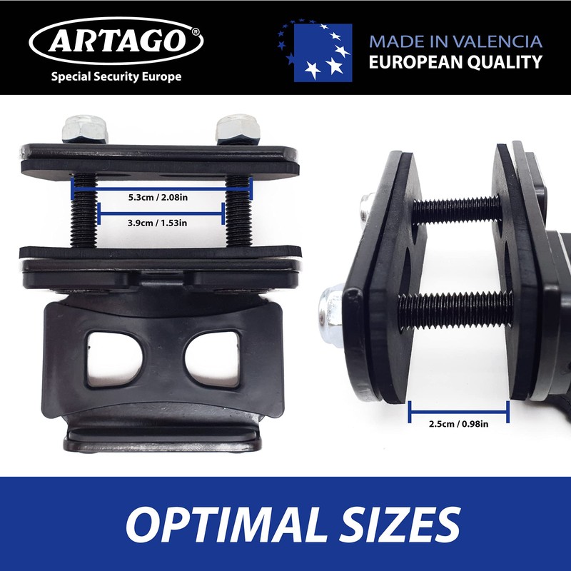 Artago K400 Universal Motorcycle Brake Disc Lock Mount Bracket 30X14