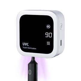 Toothbrush Cleaner, Toothbrush Holder with Light, Toothbrush Holders Portable Brush Cover, Tooth Brush Holder for Bathroom with Dual Mode, Rechargeable Toothbrush Travel Case