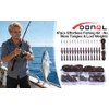 DONQL 47 Pcs Lead Clips Carp Fishing Accessories with Clips