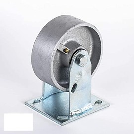 5" X 2" Rigid Caster Heavy Duty Semi-Steel Iron Wheel 1000lb Each