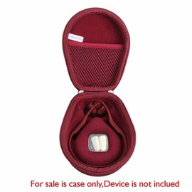 Hermitshell Hard Case for AfterShokz Trekz Air/AfterShokz Aeropex/Titanium Mini Open Ear Wireless Bone Conduction Headphones AS650 / AS800 (Canyon Red) (Only Case)