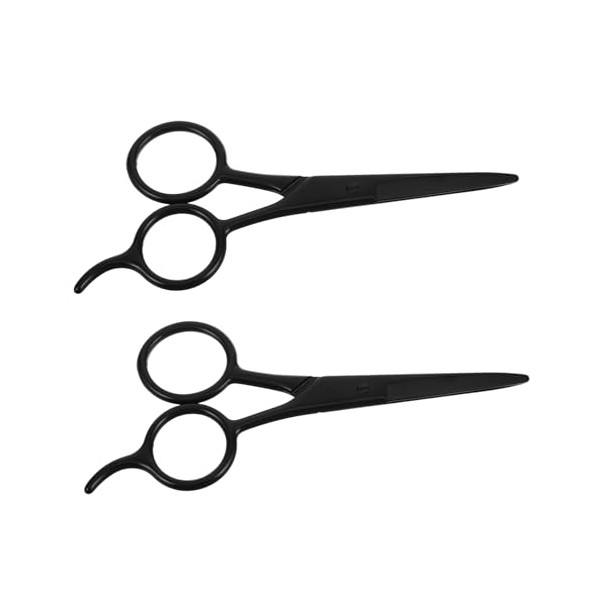 2pcs Stainless Steel Beard Scissors Set for Men Precision Trimming