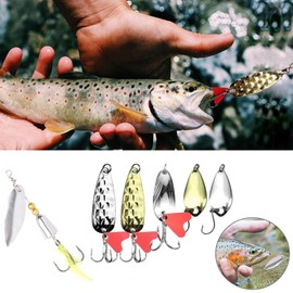 Fishing Lures,107Pcs Fishing Equipment,Fishing Stuff Includes Trout Lures bass Lures Soft Plastic Worms Crankbait Jigs Fishing Hooks,Tackle Box Starter Kit