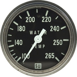 Stewart Warner 82409-60 Deluxe 2-5/8" Water Temperature Mechanical Gauge