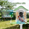 Smart Bird Feeder with Camera, AI Identify Bird Breed,Auto Capture