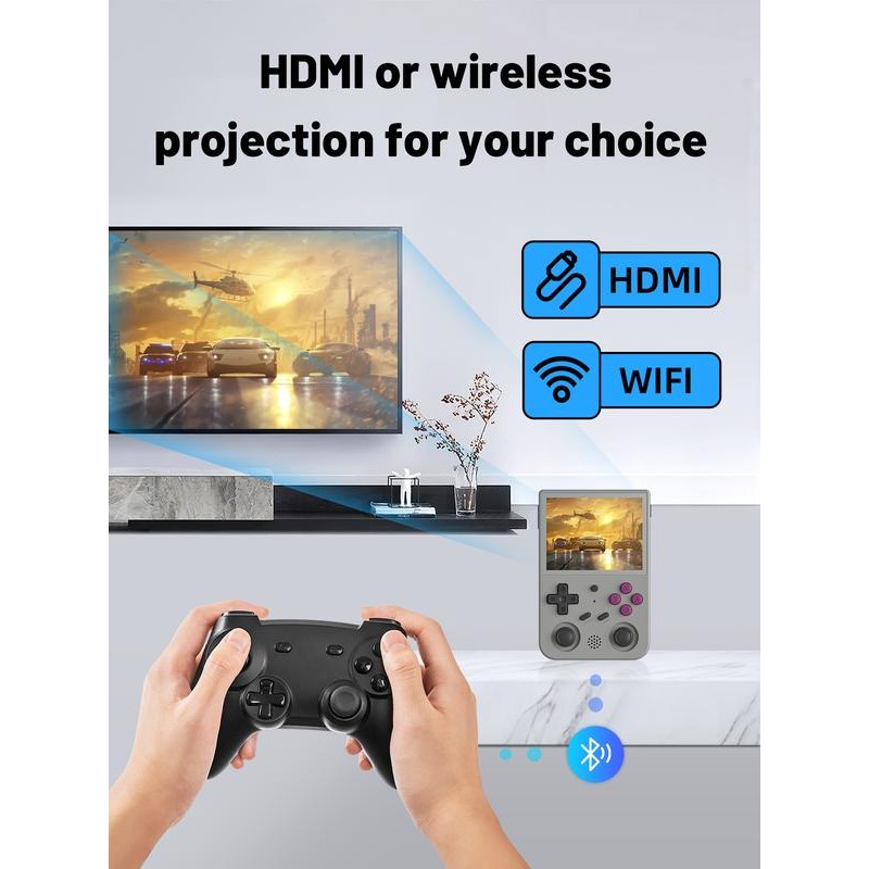 RG353V Handheld Game Console , Dual OS Android 11 and