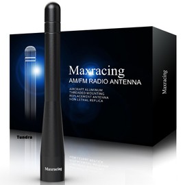 MAXRACING Short Truck Antenna Compatible with Tundra 1999-2025 / Carwash Safe/Aluminum Replacement Antenna