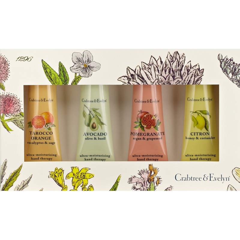 Crabtree & Evelyn Hand Therapy Sampler Set, Botanical