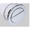 Housler® Chrome Pneumatic Toilet Cistern Tank Dual Push Button