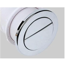 Housler® Chrome Pneumatic Toilet Cistern Tank Dual Push Button