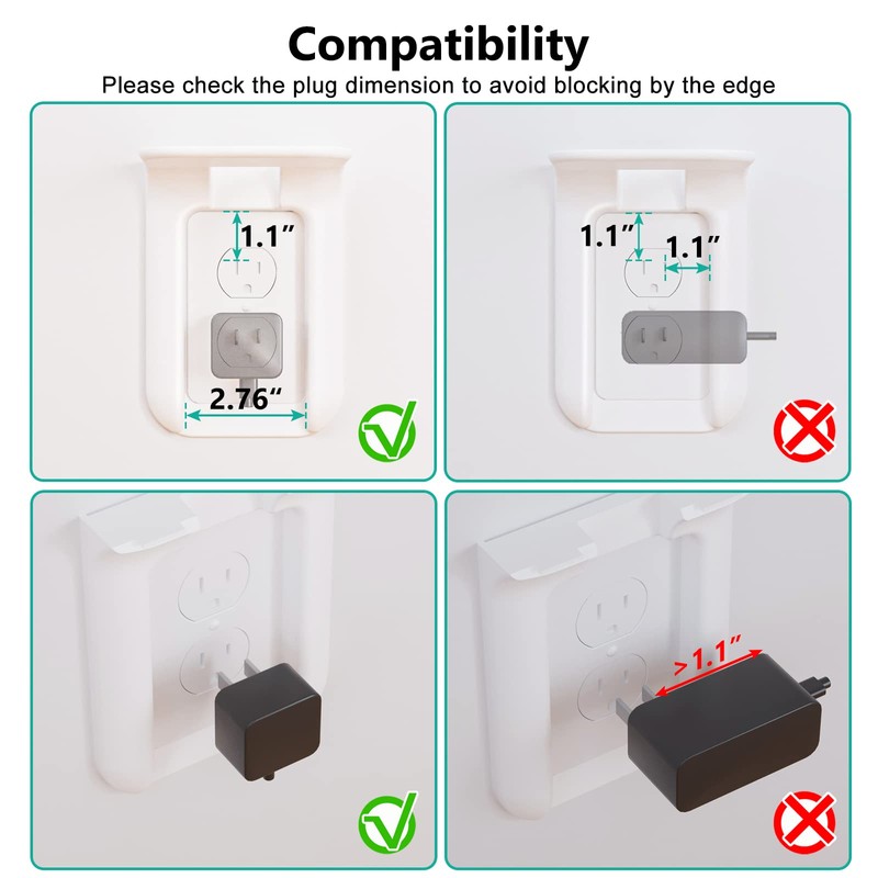 WALI - Soporte de pared para estante de salida, vertical