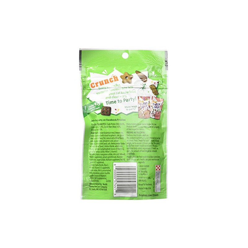 Friskies Beachside Crunch Party Mix Cat Treats 2.1 0z