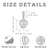 oGoodsunj Sterling Silver Cremation Urn Charm for Ashes Bead Charms