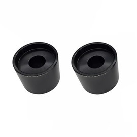 1” inch Riser Extension for 1-1/2 or 1-1/4 motorcycle Handlebar - Black Spacers