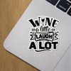 ANGDEST CLUB Decal Stickers of Wine A Little Laugh A