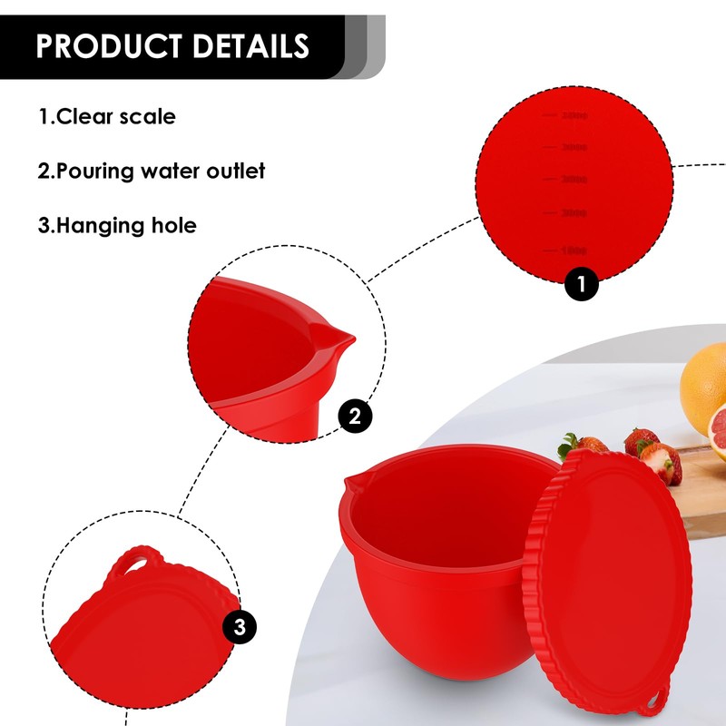 Silicone Bowl Liners for Kitchen Aid, Silicone Liners for Kitchen