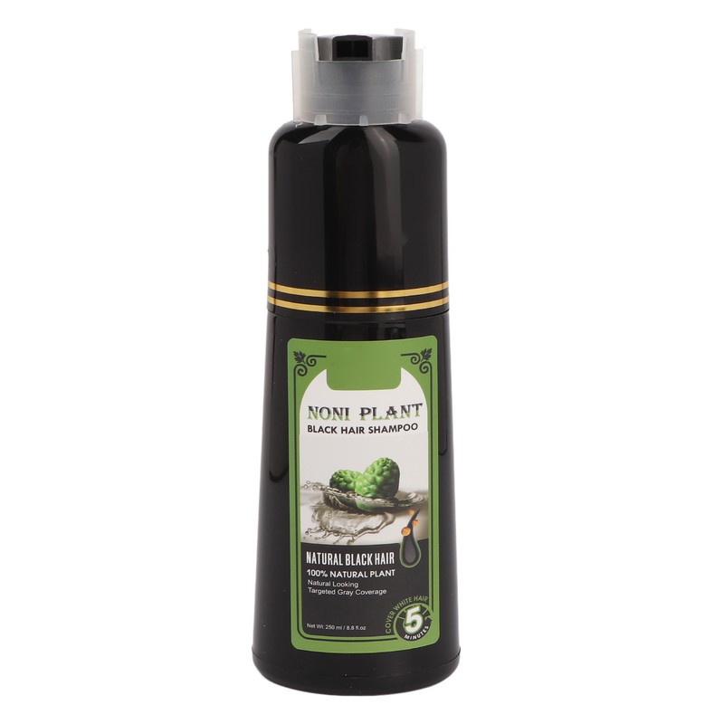 Black Hair Shampoo White Hairs Dye Colouring Quick Dyeing 250ml