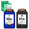 COLORETTO 21XL 22XL Printer Ink Cartridge Black and Colour Replacement