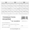 Checkbook Register, Made in The USA, Check Registers for Personal,