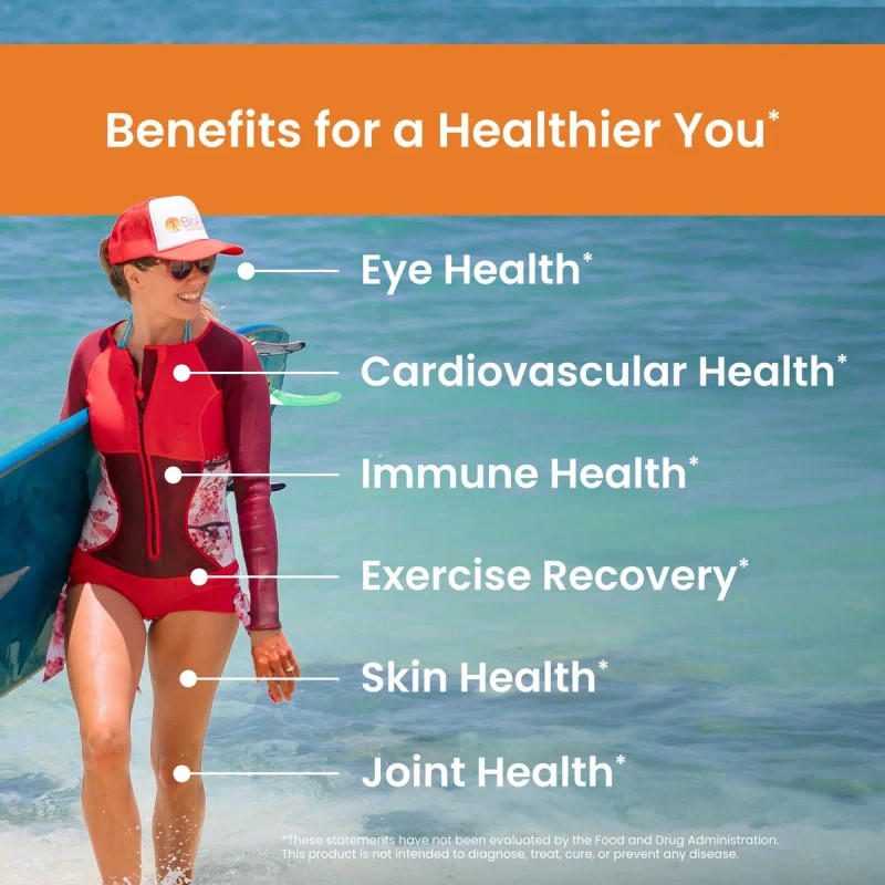 Nutrex Hawaii Bioastin Hawaiian Astaxanthin, 120 Gel Caps Su