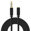 REY 3.5mm Male to Female 4 Pin Audio and Microphone