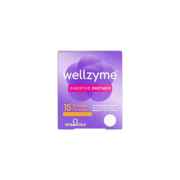 Vitabiotics Wellzyme 15 Enzyme Formula 60 Capsules