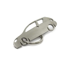 Streetculture CarShape Stainless Steel Key Fob – Performance Tuning Keychain – Compatible with Toyota Corolla E12 3 Door Car Shape