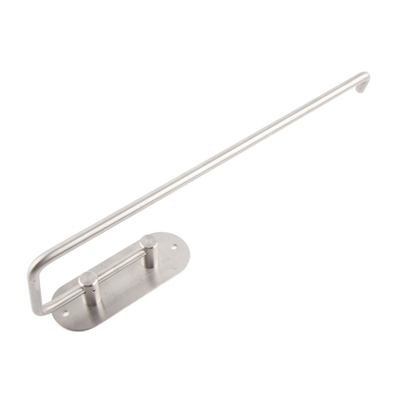 Adhesive 304 Stainless Steel Tissue Storage Rack Home Kitchen Roll
