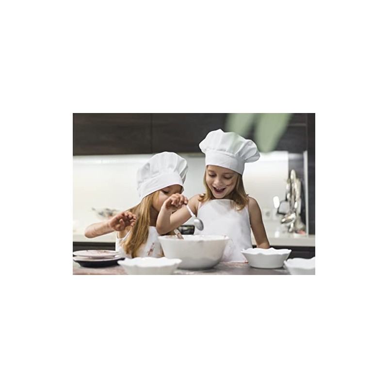 Chef's Hat for Children Boys and Girls Colourful Cooking Hood