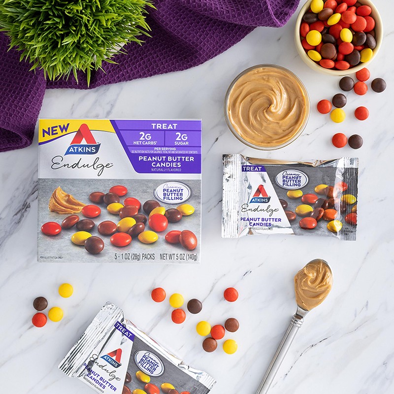 Atkins Endulge Treat, Peanut Butter Candies, 2g Net Carbs, 2g