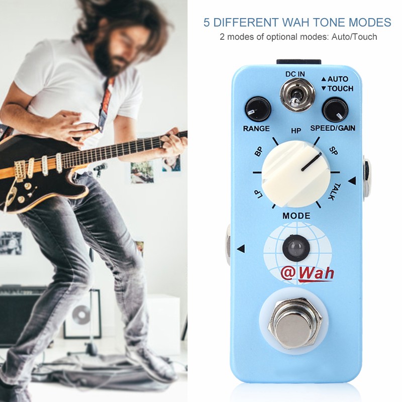 Adjustable Electric Digital Auto Wah for Bass and Guitar Players