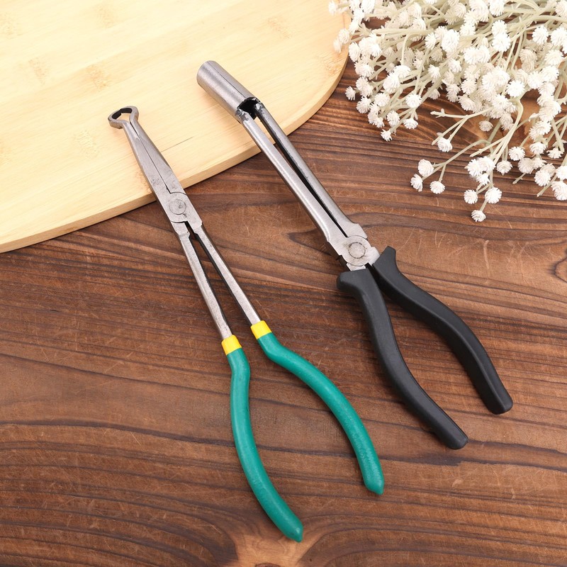 2pcs Spark Plug Puller Tool, Sleeve- & Round-Type Spark Plug