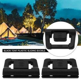 VGOL 10PCS Camping Tent Poles Hooks Tent Sky Hooks Plastic Hook Aperture 4.8mm Slide Width 18mm for Outdoor Camping Awnings Hanging Lights