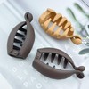 8 Pcs Matte Banana Hair Clips Twist Ponytail Holder Hair