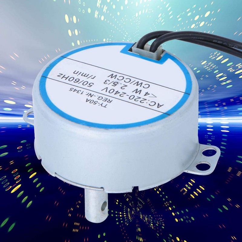 CW/CCW Synchronous Electric Gear Motor, 4W TY-50A 220-240V 2.5/3 r/min