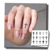 Tattoo Tech, 2 Sheets Tiny Semi Permanent Tattoo, Lasts 7-15