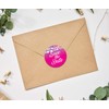 Darling Souvenir 45 Pcs Round String Lights Pink Save The